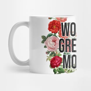 world's Greatest Mother, Vintage Floral Mug